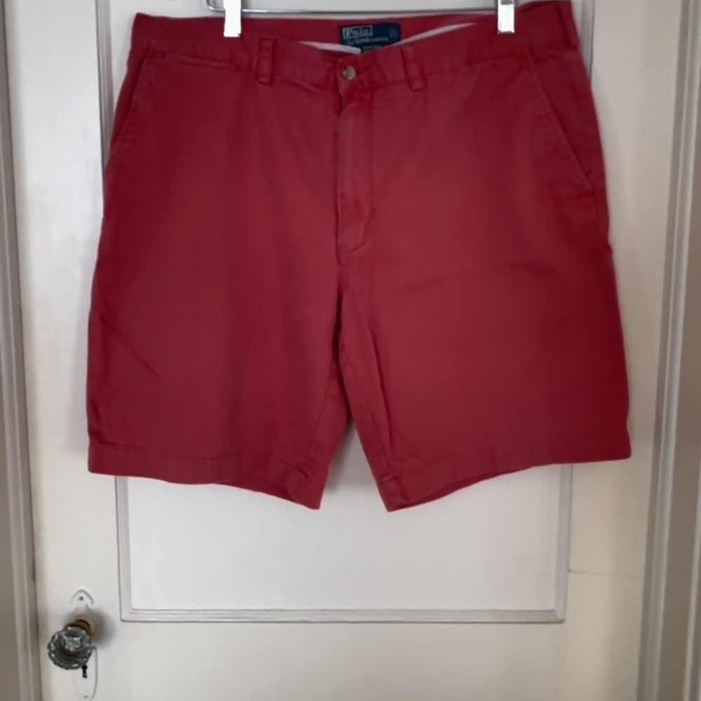 Men's Classic Polo Ralph Lauren Red Shorts Size 38 Prospect Short